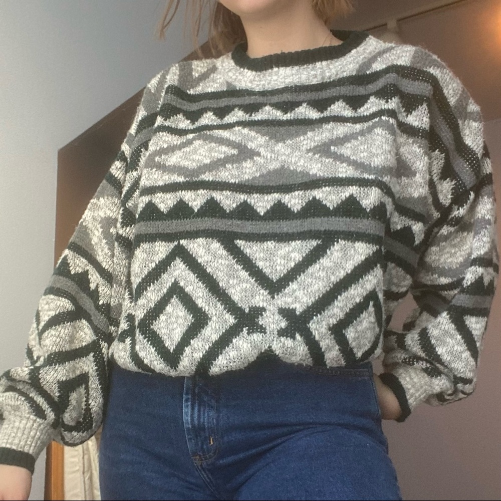 Vintage Oversized Grandpa Sweater